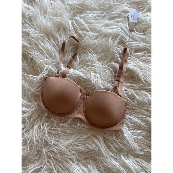 Skims Fits Everybody Strapless Bra Ochre Size 30B - Picture 3 of 11